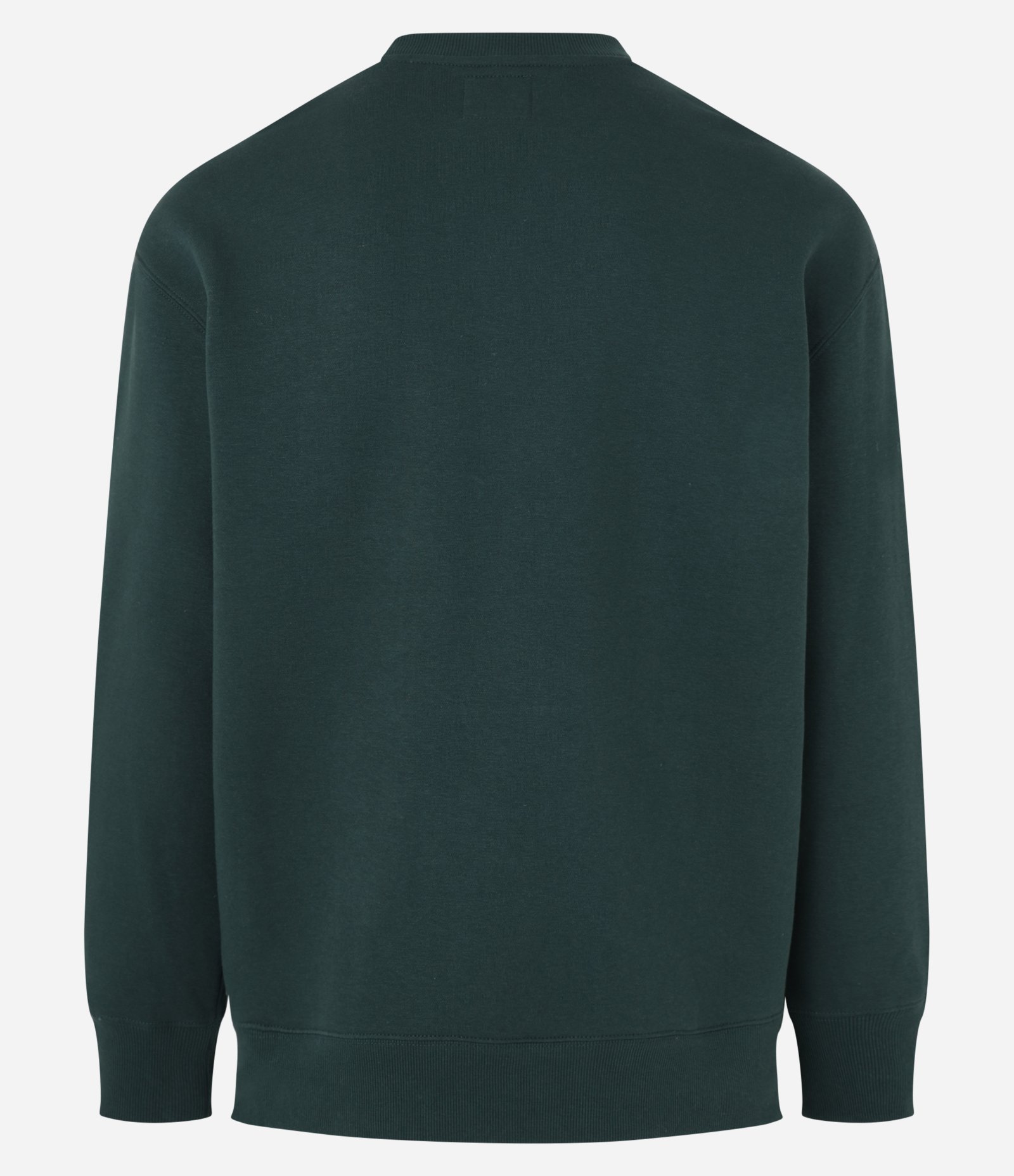 Casaco Relaxed Básico em Moletom Verde 6