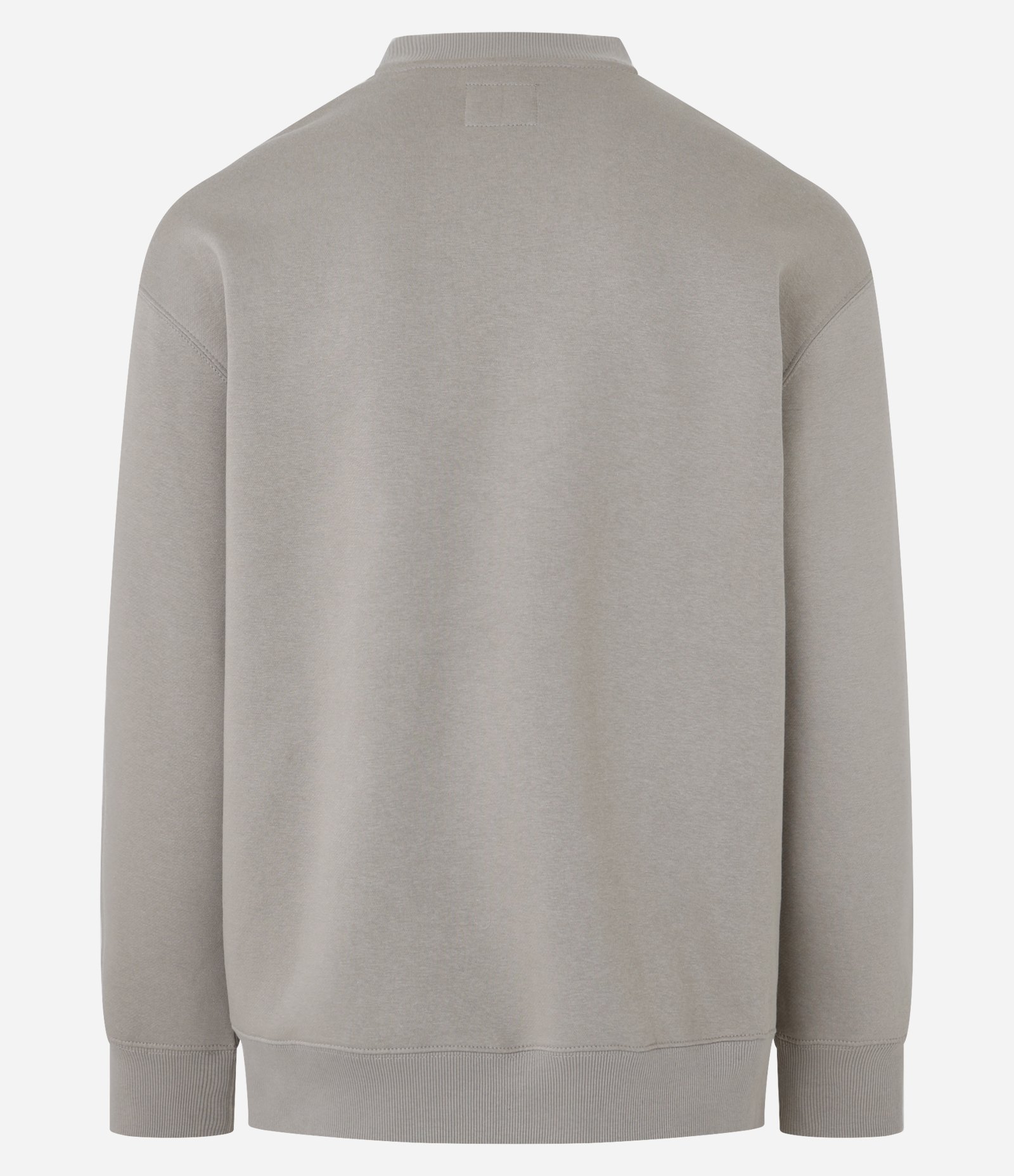 Casaco Relaxed Básico em Moletom Cinza 6