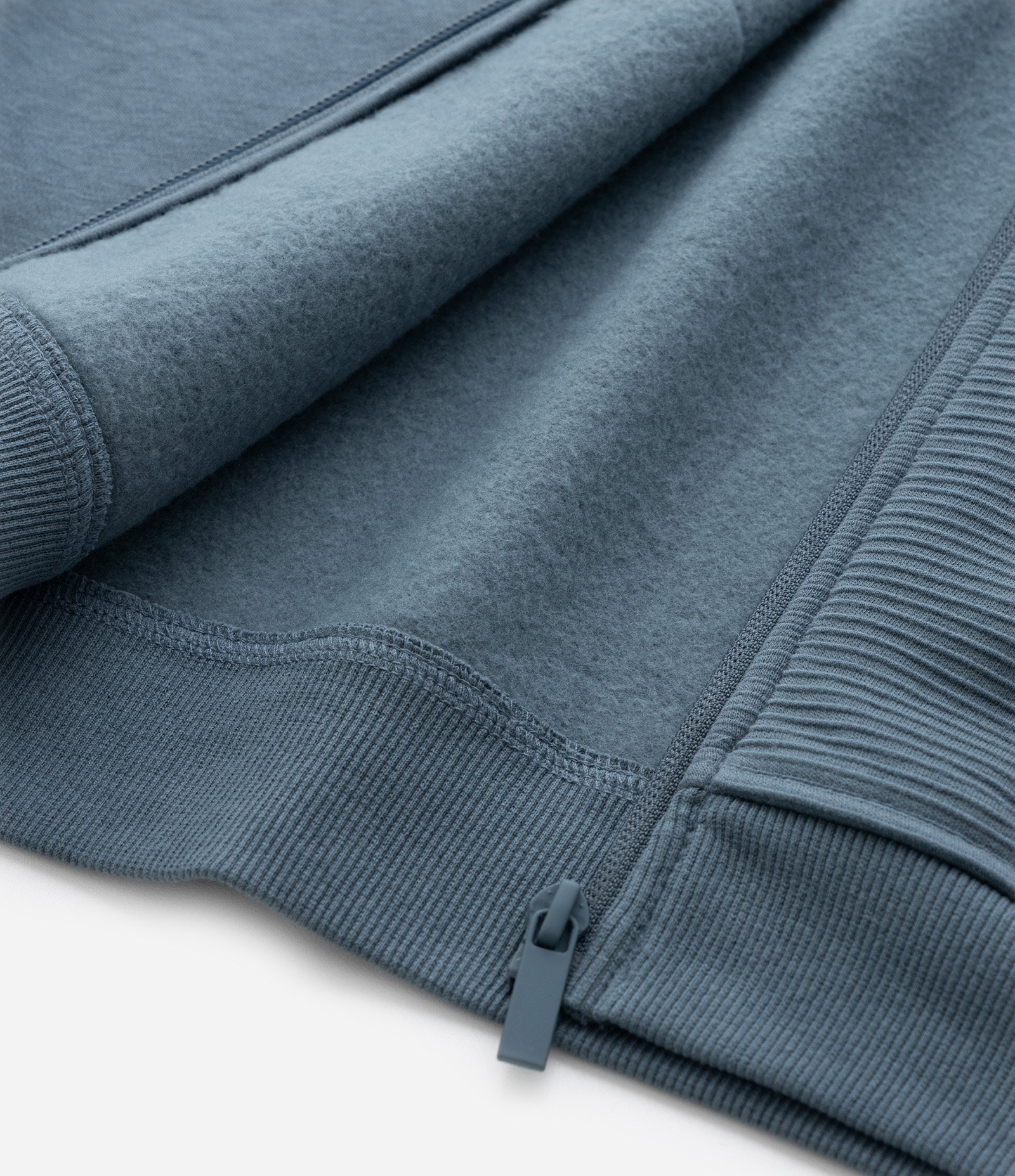 Jaqueta Infantil em Moletom com Capuz e Bolsos Canguru - Tam 5 a 14 Anos Azul 4