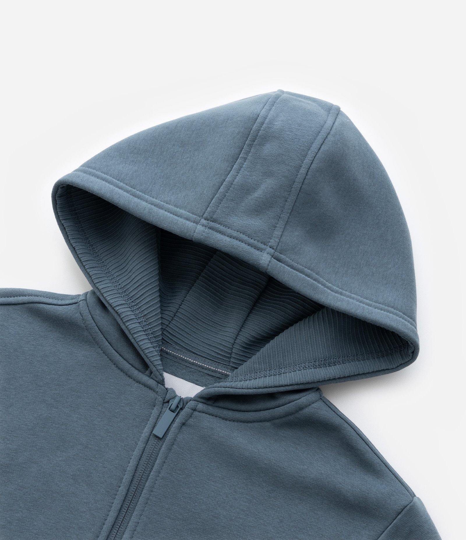 Jaqueta Infantil em Moletom com Capuz e Bolsos Canguru - Tam 5 a 14 Anos Azul 6