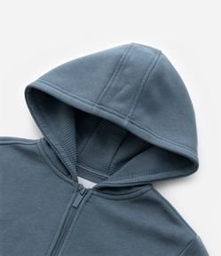 Jaqueta Infantil em Moletom com Capuz e Bolsos Canguru - Tam 5 a 14 Anos