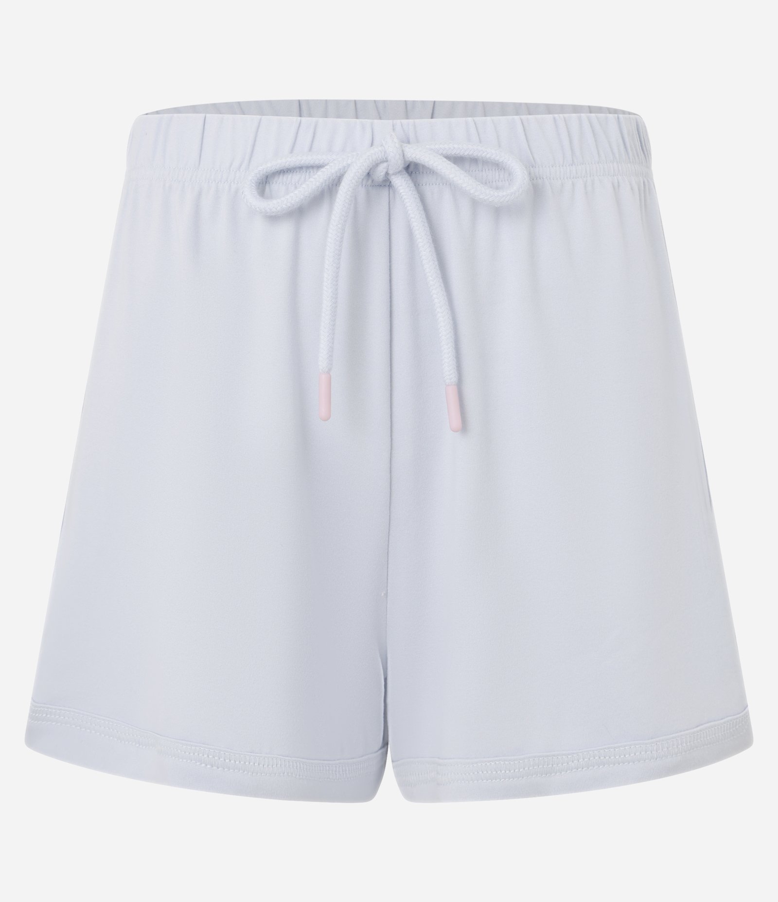 Short Runner de Pijama com Contraste na Amarração Azul Pastel 5