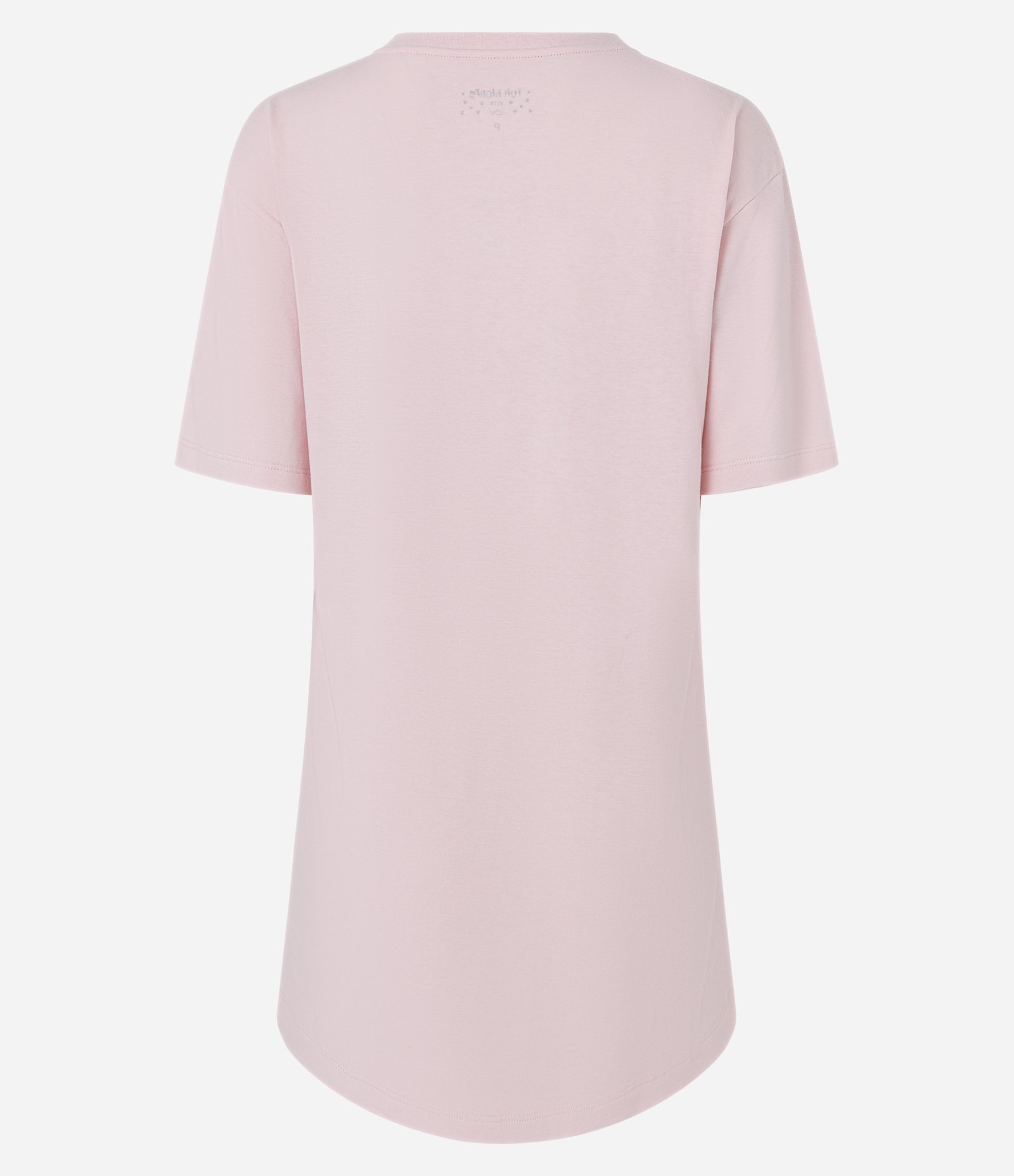 Camisola Curta em Algodão e Estampa Foca Fofoca Rosa 4