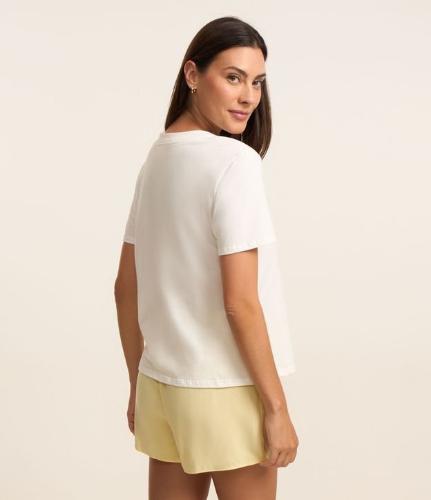 Pijama Short Doll com Estampa Pasta La vista