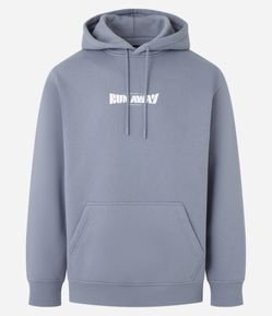 Blusão Comfort em Moletom com Estampa Lettering