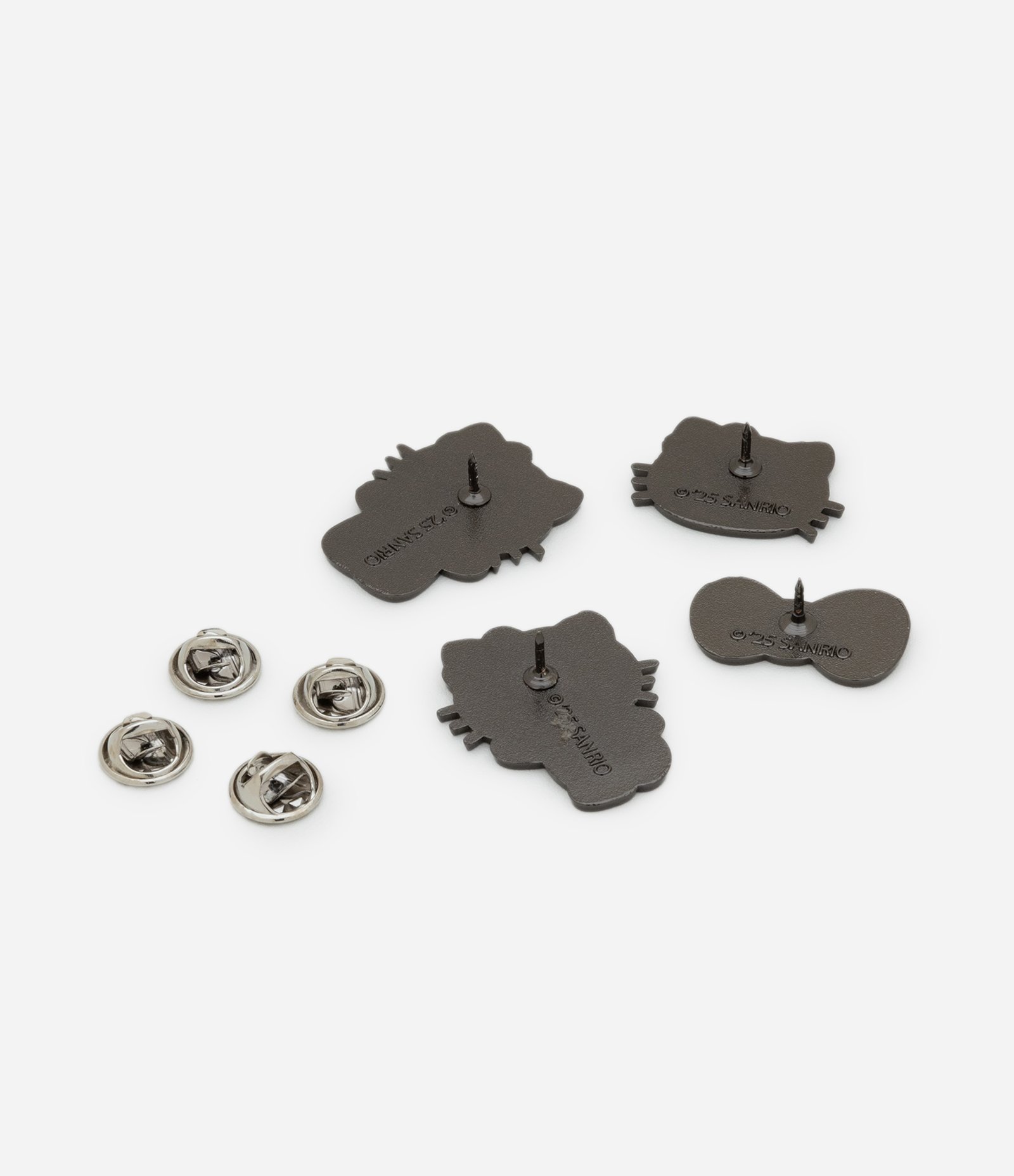 Kit 04 Pins Infantis em Metal com Estampa Hello Kitty - Tam Único Multicores 3