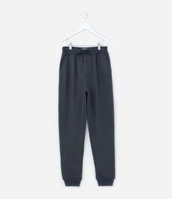 Calça Infantil em Moletom Básica - Tam 5 a 14 anos