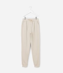 Calça Infantil em Moletom Básica - Tam 5 a 14 anos