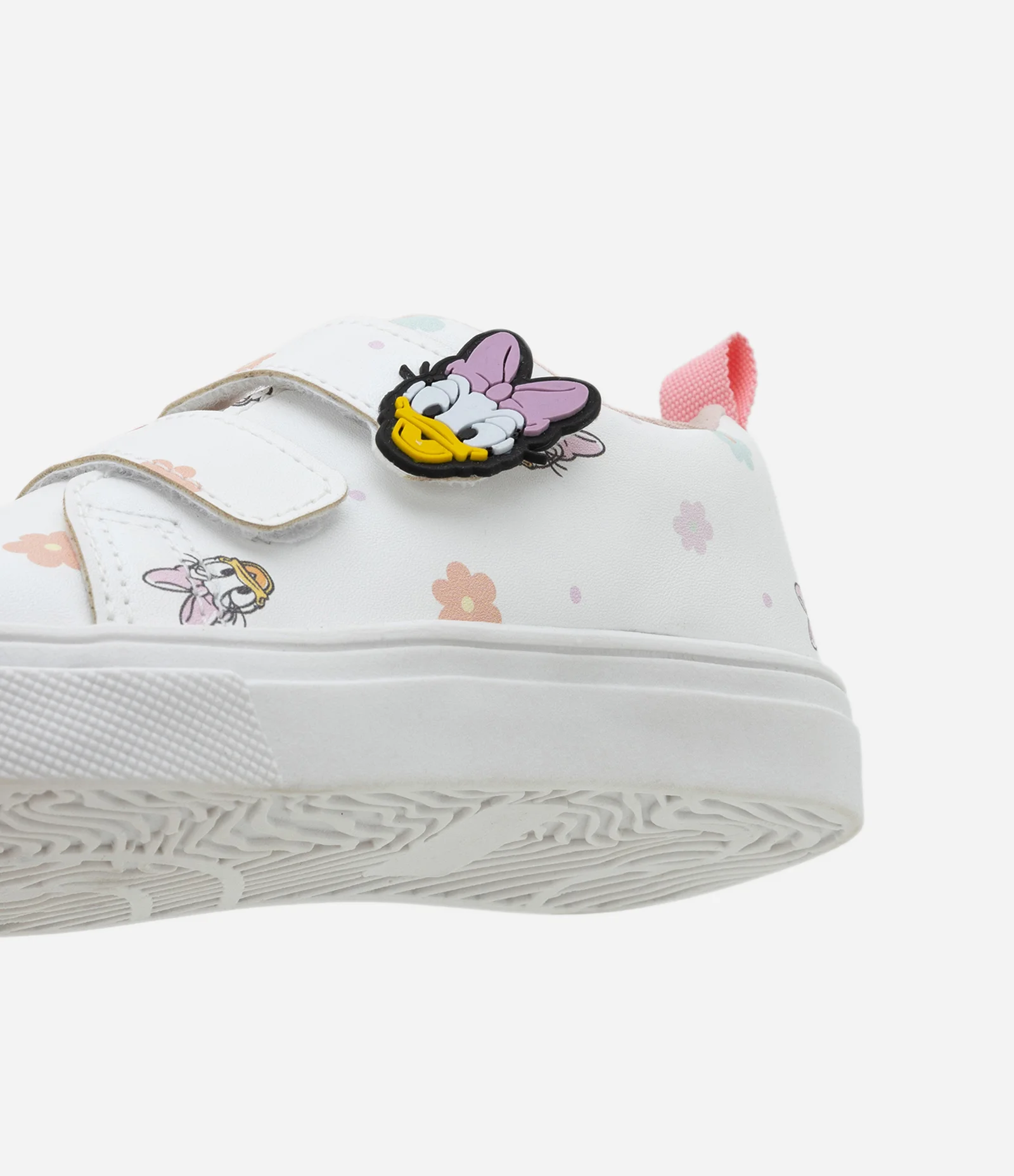 Tênis Infantil com Velcro e Patch da Minnie - Tam 20 a 30 Branco 2