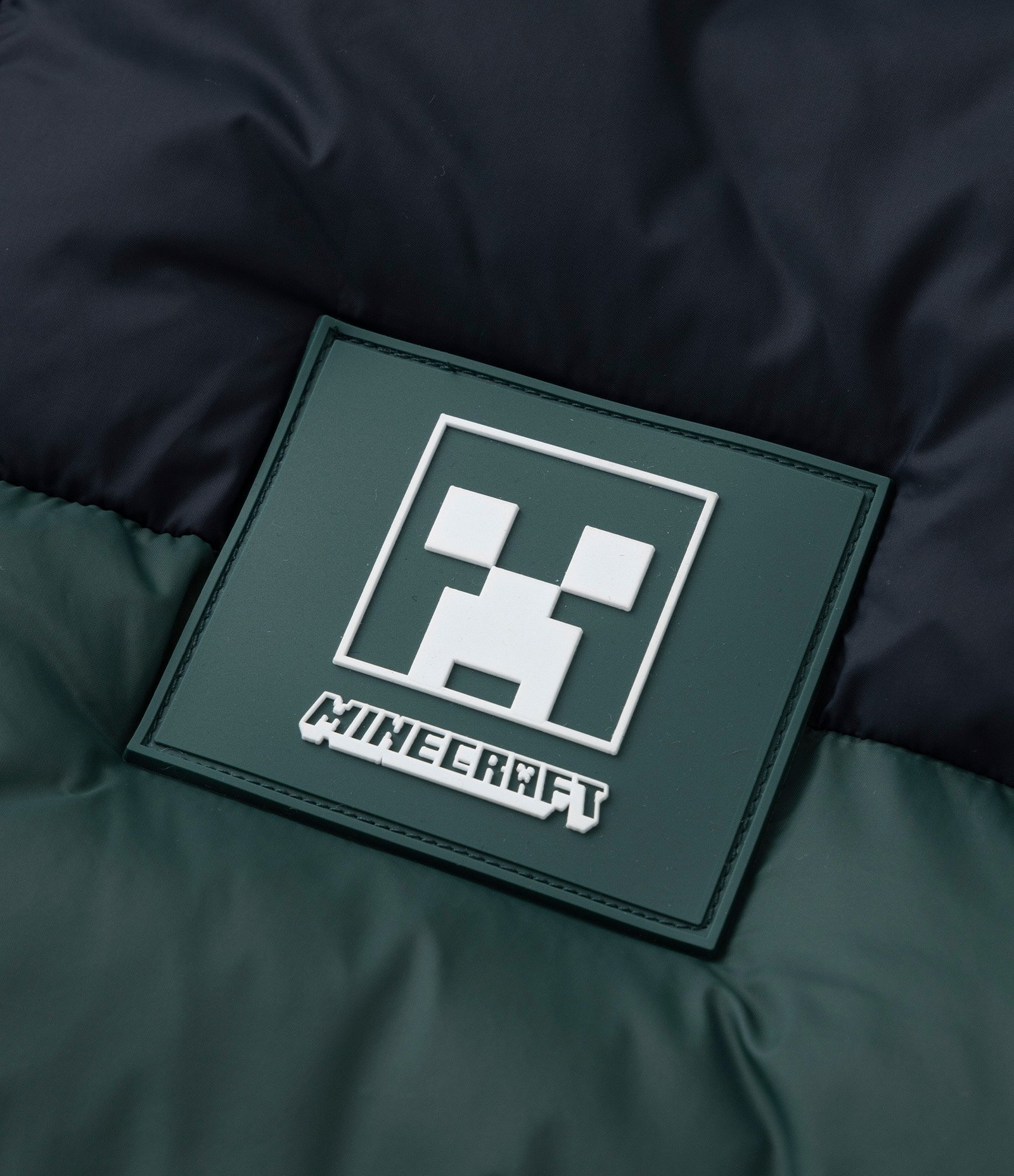 Jaqueta Infantil com Recortes e Estampa Minecraft - Tam 5 a 14 Anos Verde/Preto 5