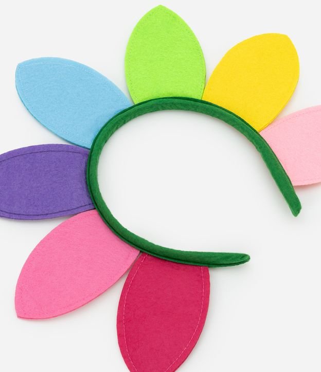 Tiara Infantil com Pétalas de Flor - Tam U