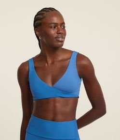 Top Esportivo em Microfibra com Bojo Removível