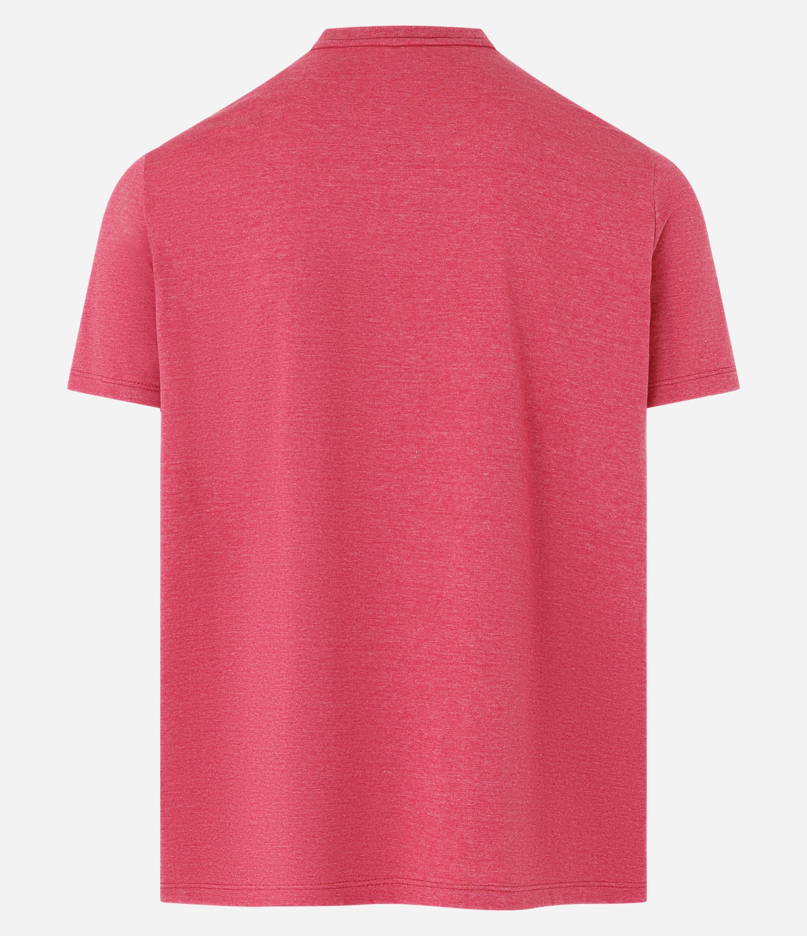 Camiseta Regular com Textura e Estampa Lettering Vermelho 2