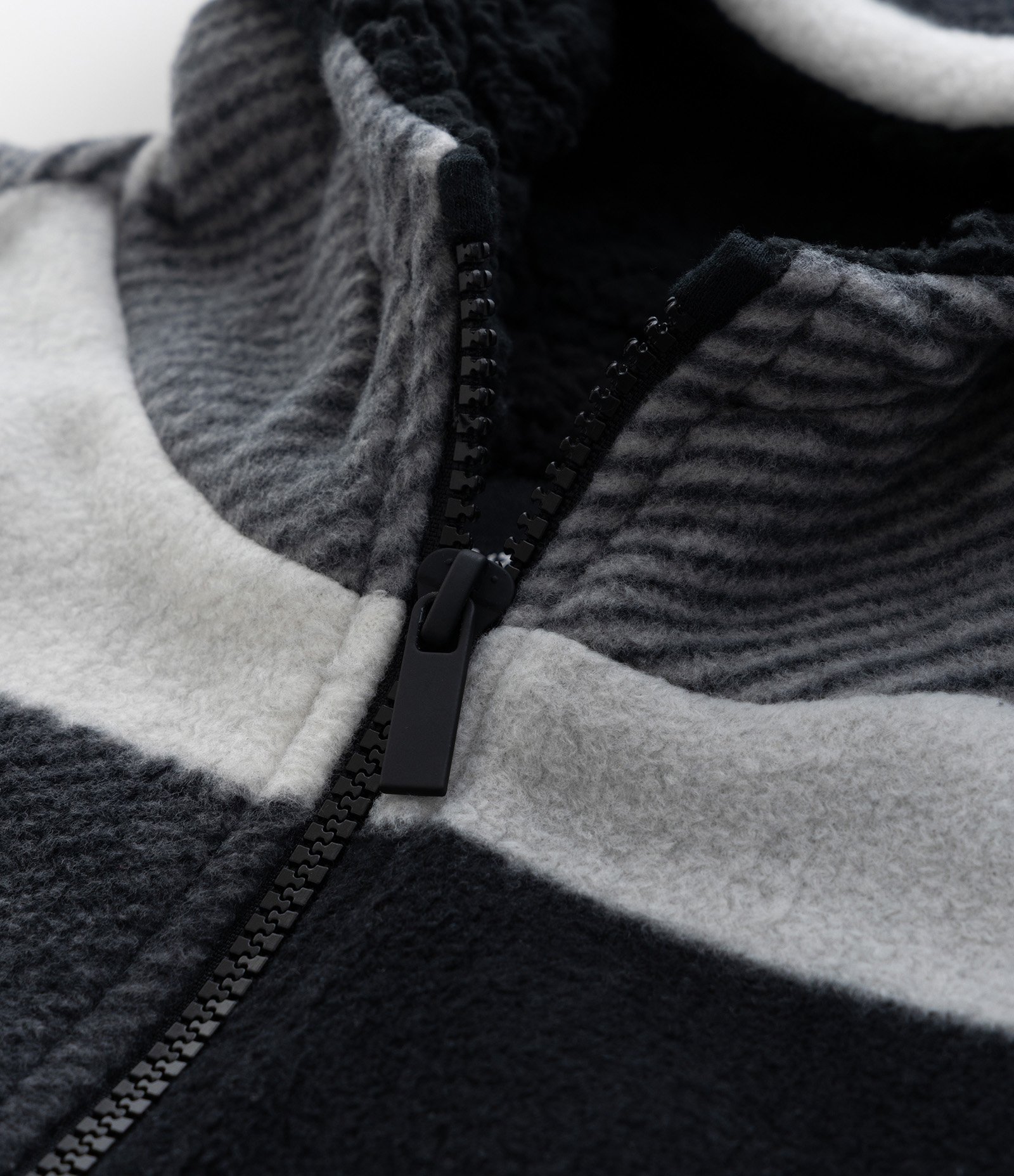 Camisa Infantil em Fleece Xadrez e Forro de Sherpa - Tam 5 a 14 anos Preto/Cinza 6