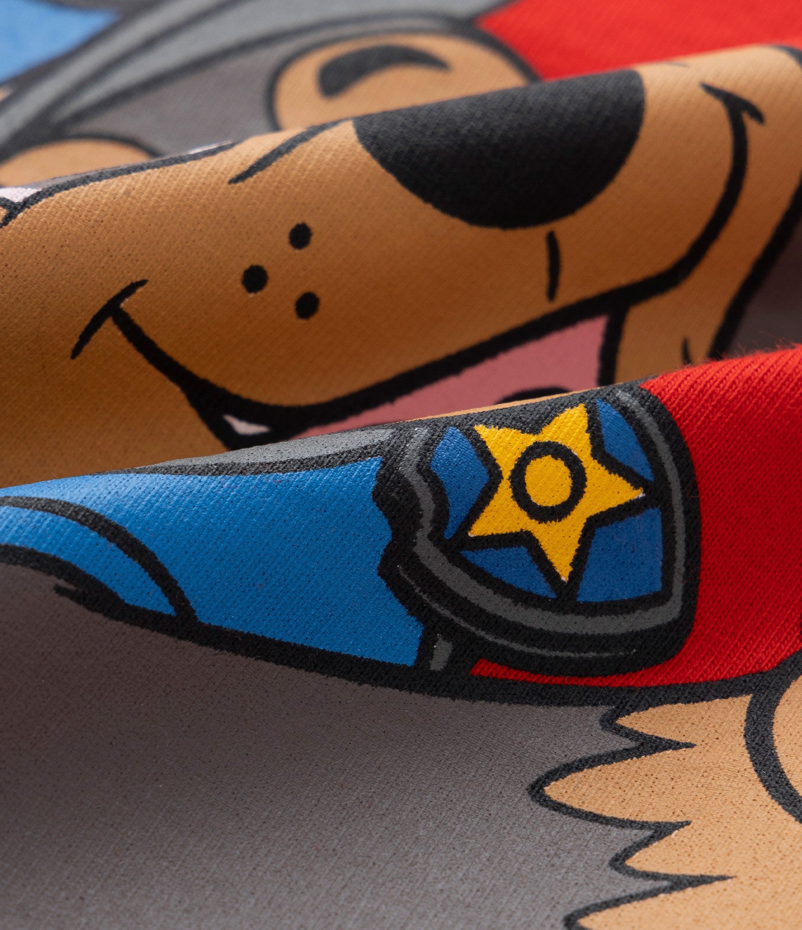 Camiseta Infantil com Bolsinho Interativo e Estampa Chase - Tam 2  5 Anos Vermelho 3