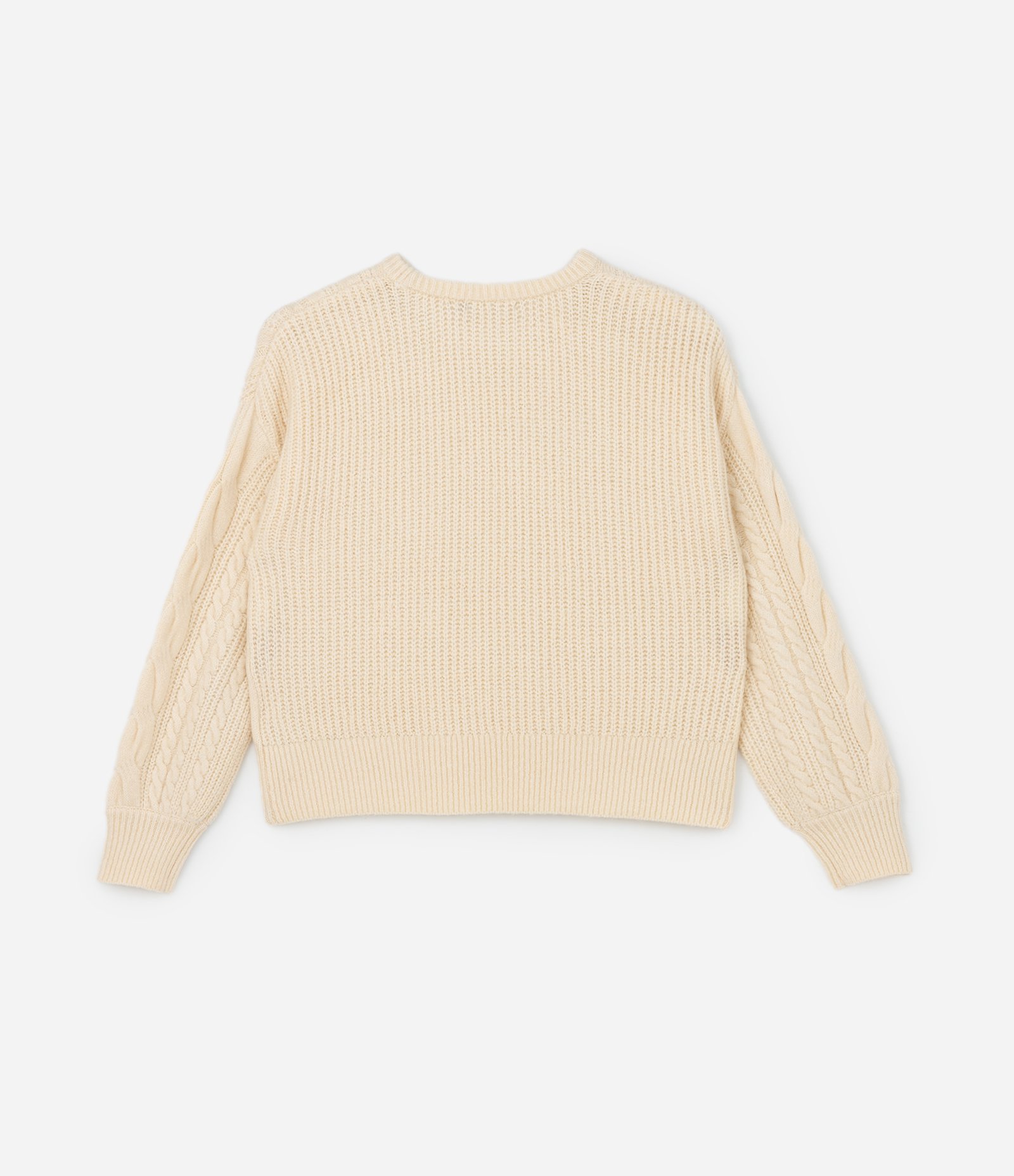 Suéter em Tricô Pesado Curve & Plus Size Amarelo 7
