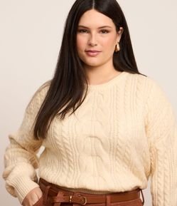 Suéter em Tricô Pesado Curve & Plus Size
