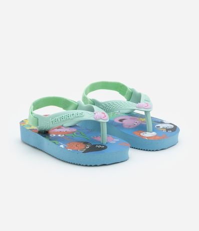 Chinelo Infantil com Estampa Peppa Pig Havaianas - Tam 17 ao 22