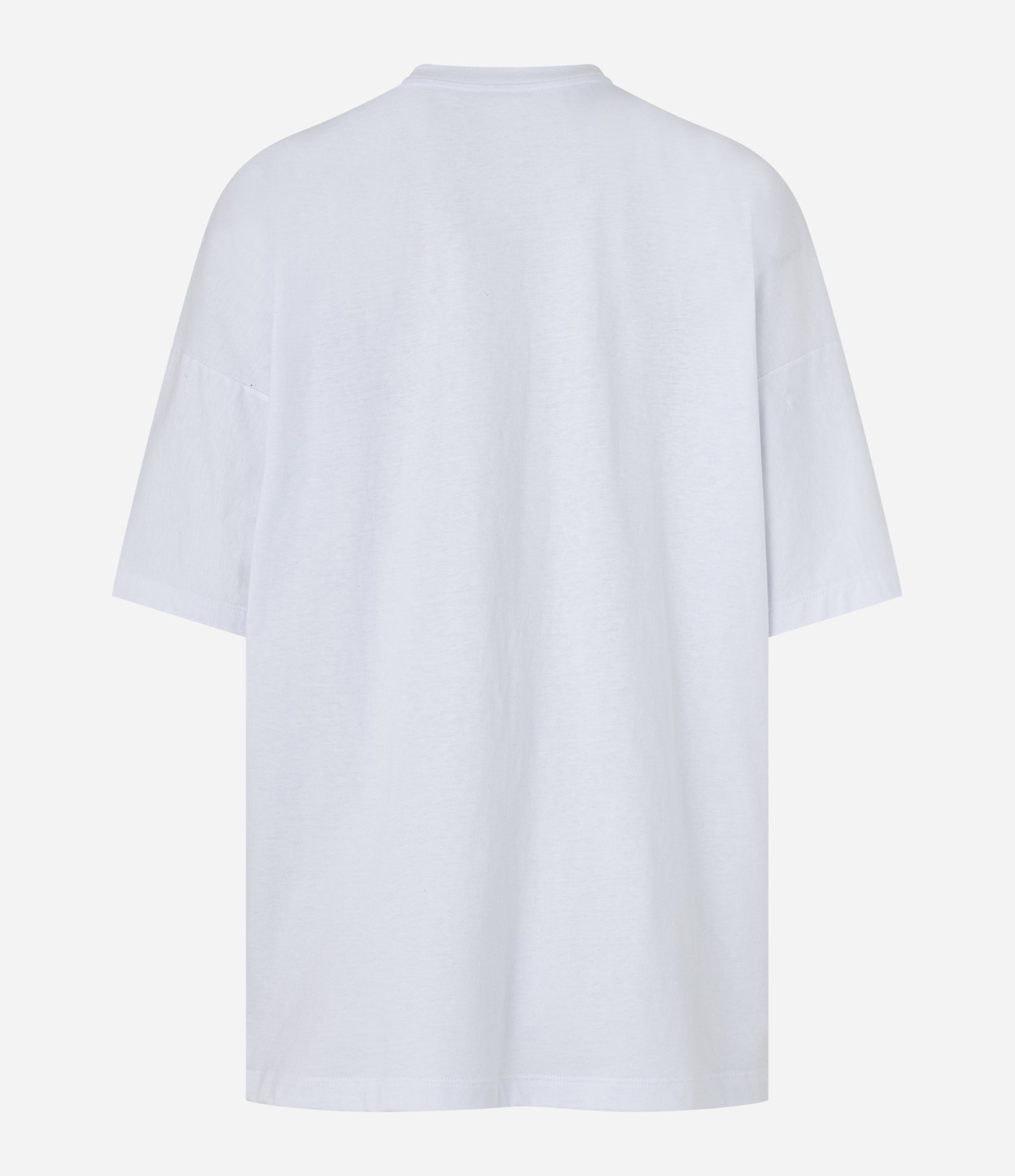 Camiseta Alongada em Algodão com Estampa 
Flower Shop Branco 5