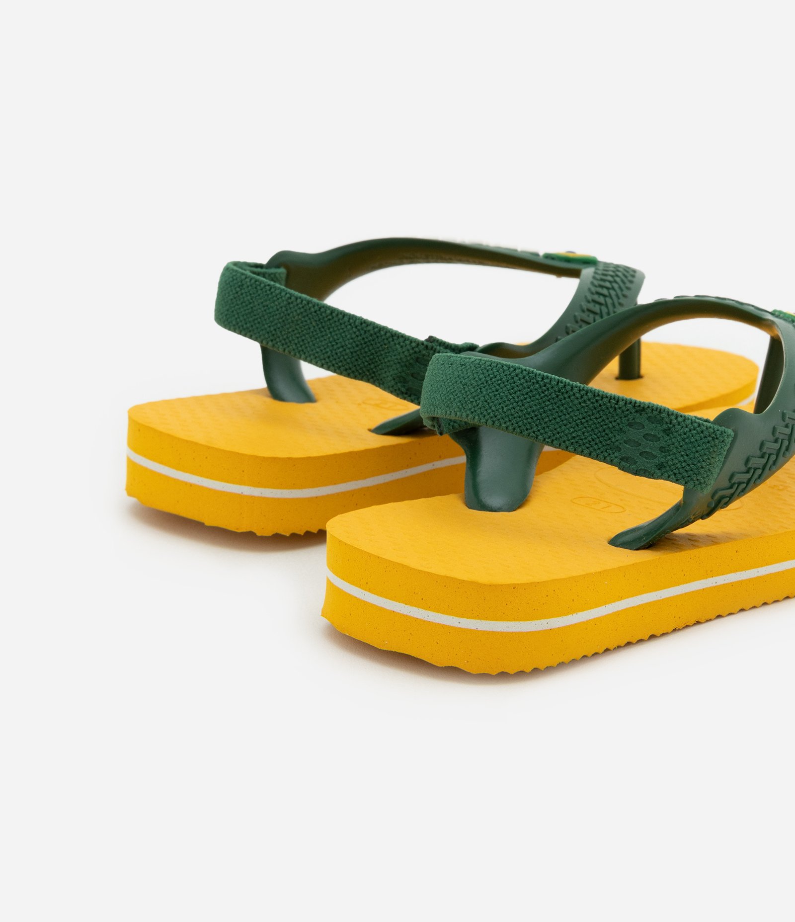 Chinelo Infantil com Elástico Havaianas - Tam 17 ao 26 Amarelo 2