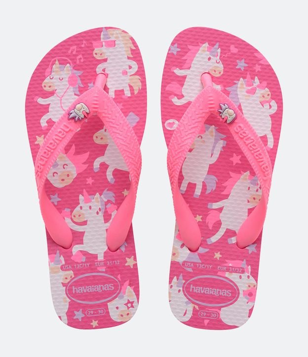 Chinelo Infantil Havaianas com Estampa Bichinhos - Tam 23/24 ao 35/36