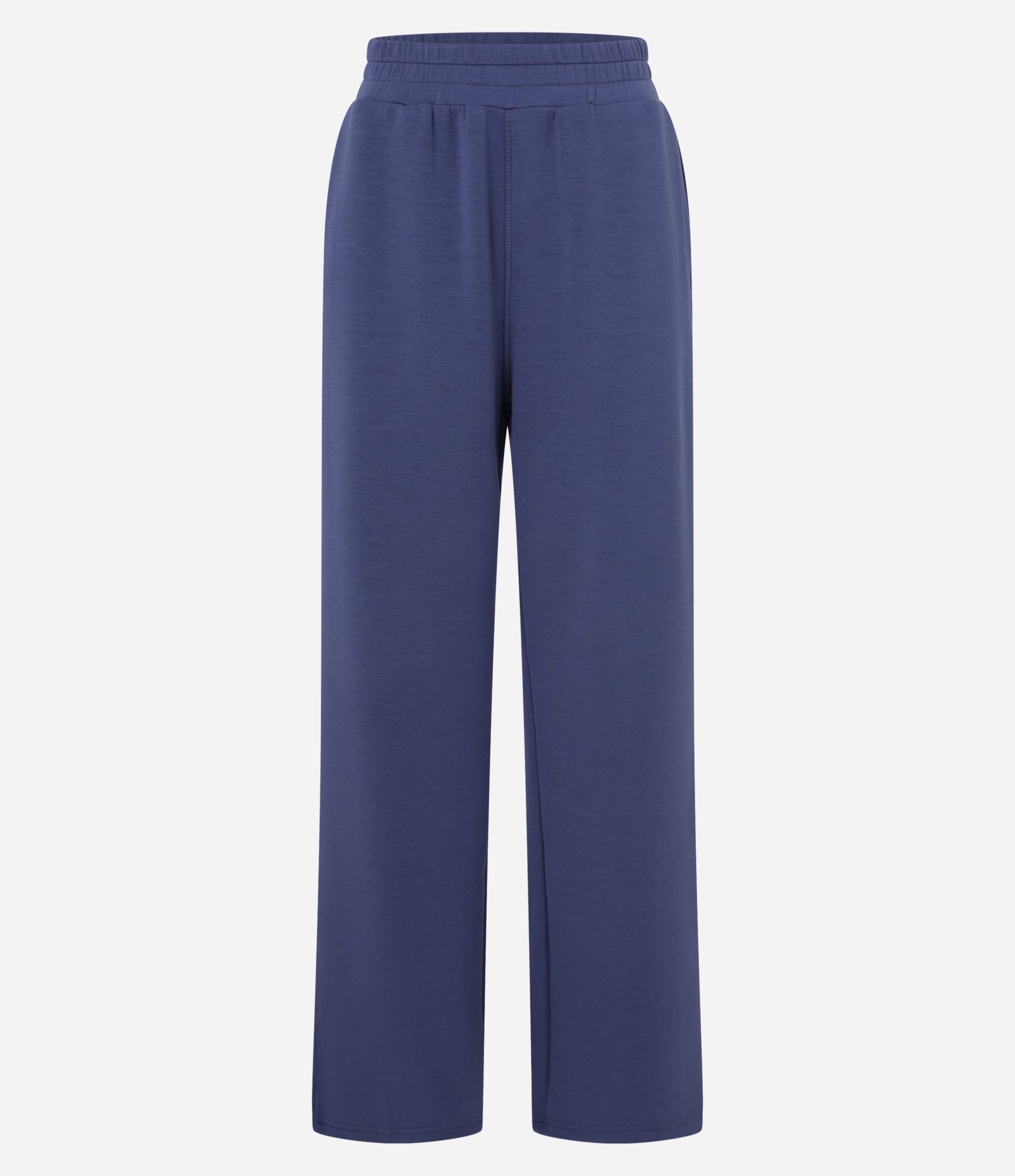 Calça Reta em Microfibra com Cós Elástico 5