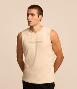 Regata Comfort em Algodão com Estampa Photoprint de Montanha