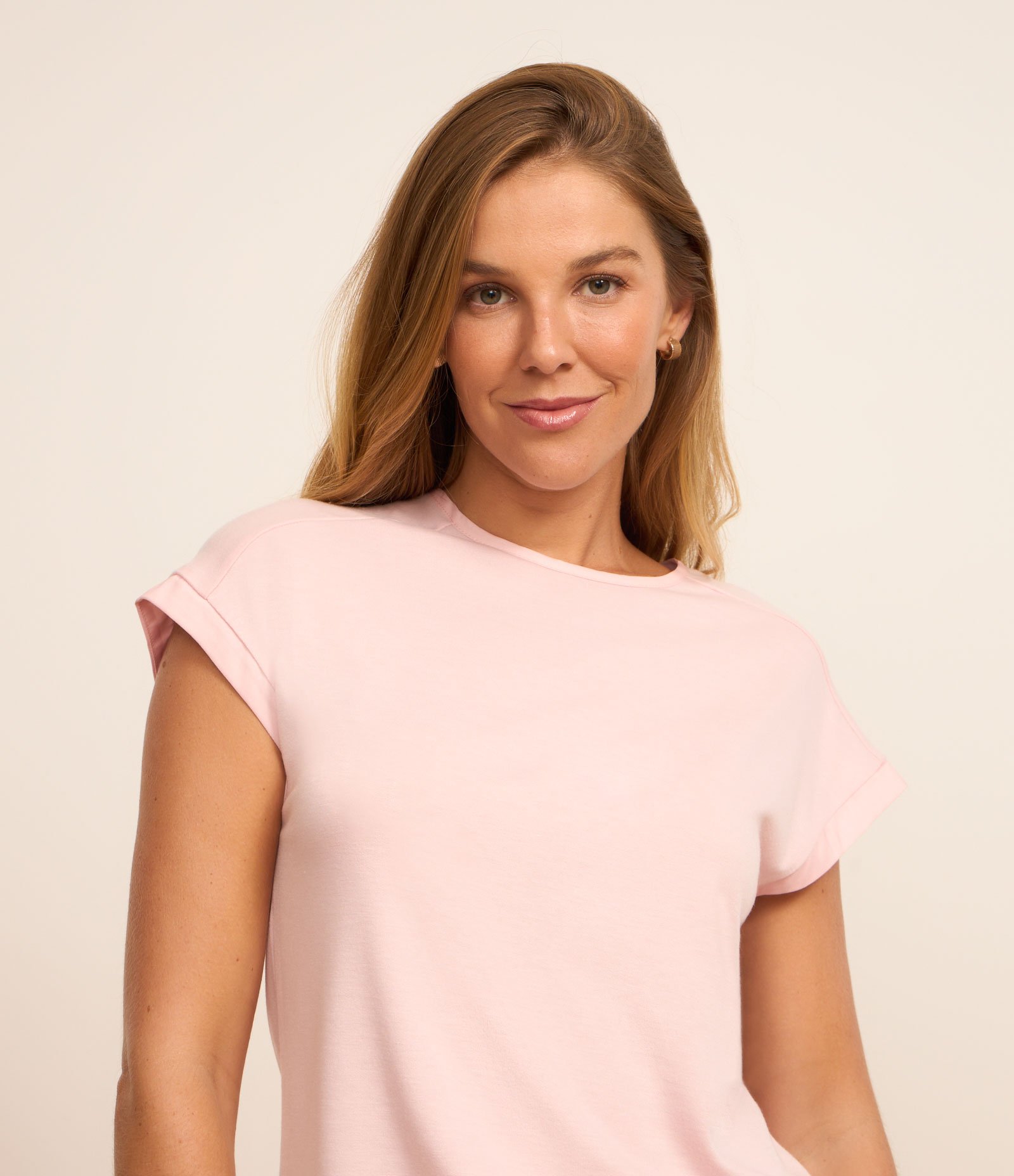 Pijama com Toque Macio Detalhes de Cetim e Calça Poá Rosa 2