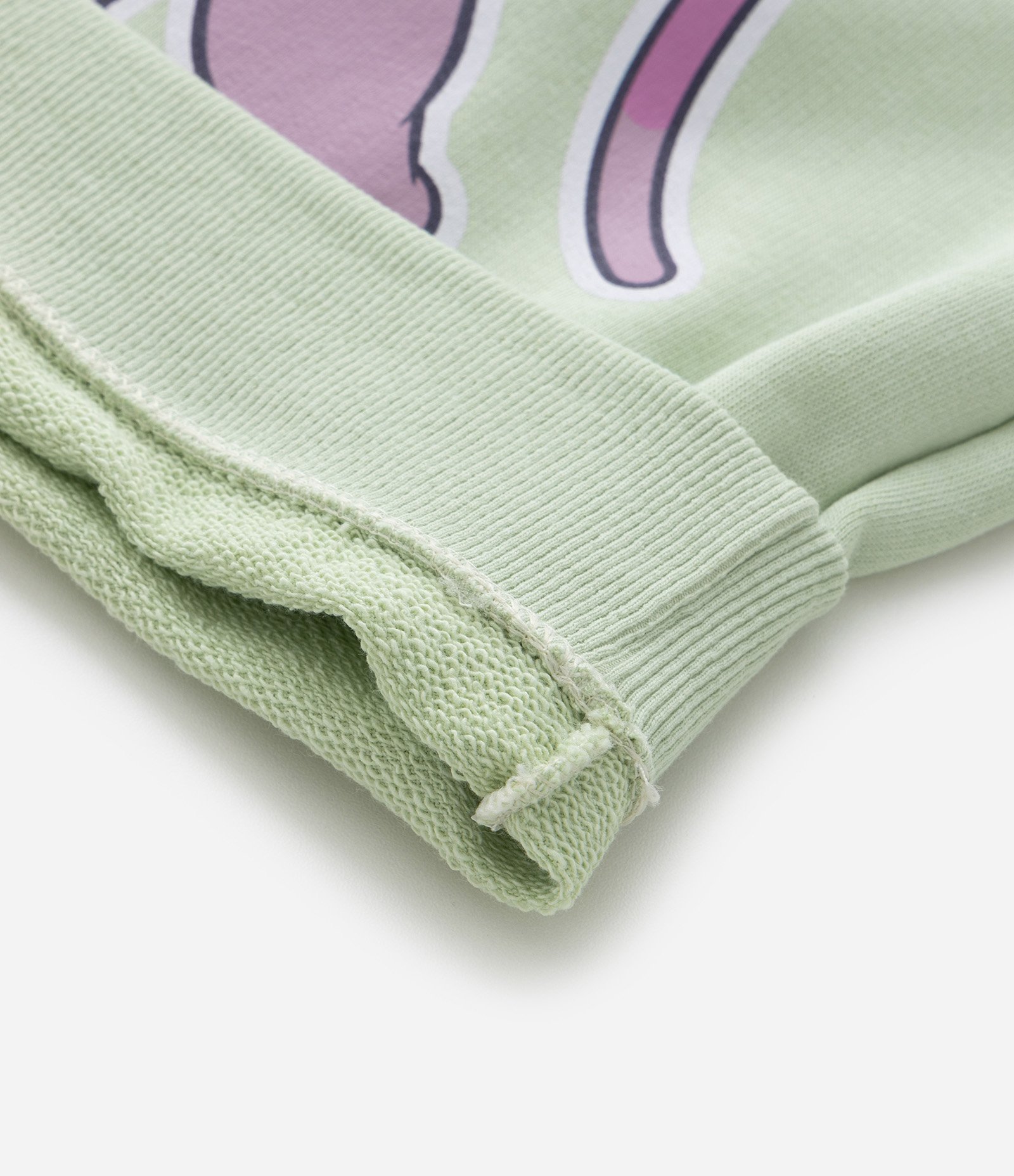 Blusão Regular Infantil em Moletom com Estampa Angel - Tam  5 a 14 Anos Verde 5