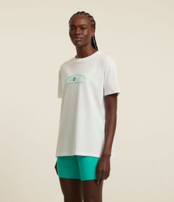 Camiseta Oversized  Esportiva mm Algodão Com Estampa Sportif & Relax Co