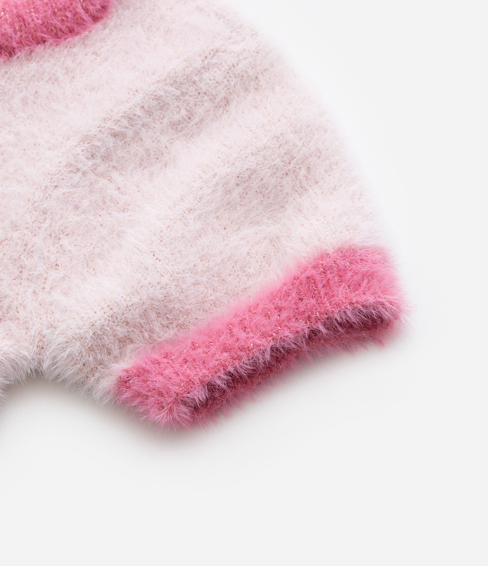 Blusa Infantil com Pelinhos e Estampa Borboleta - Tam 5 a 14 Anos Rosa 5
