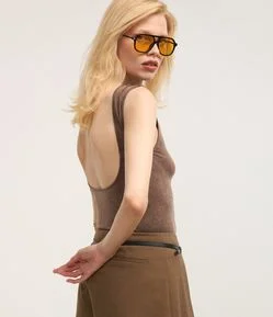 Body Seamless com Costas Abertas