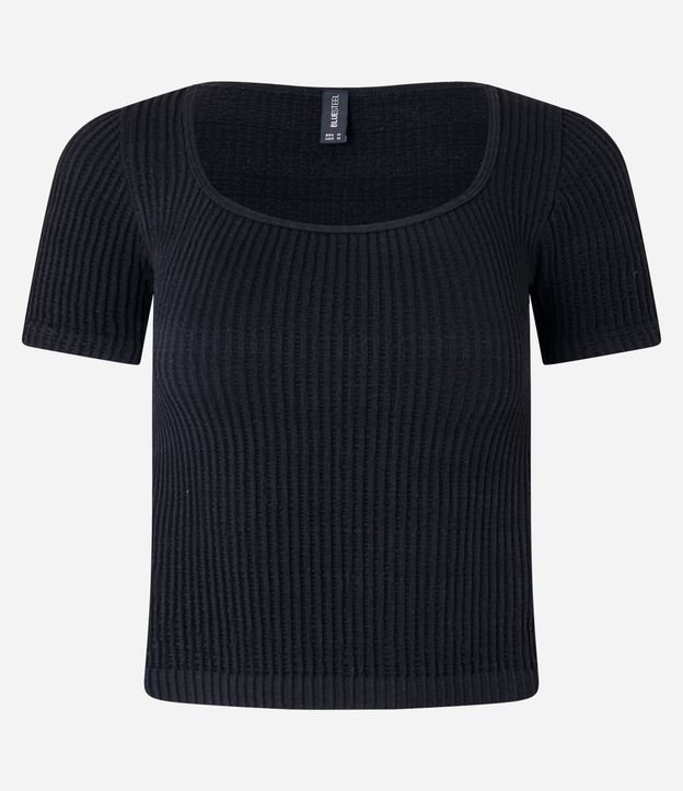 Blusa em Poliamida Seamless com Nervuras