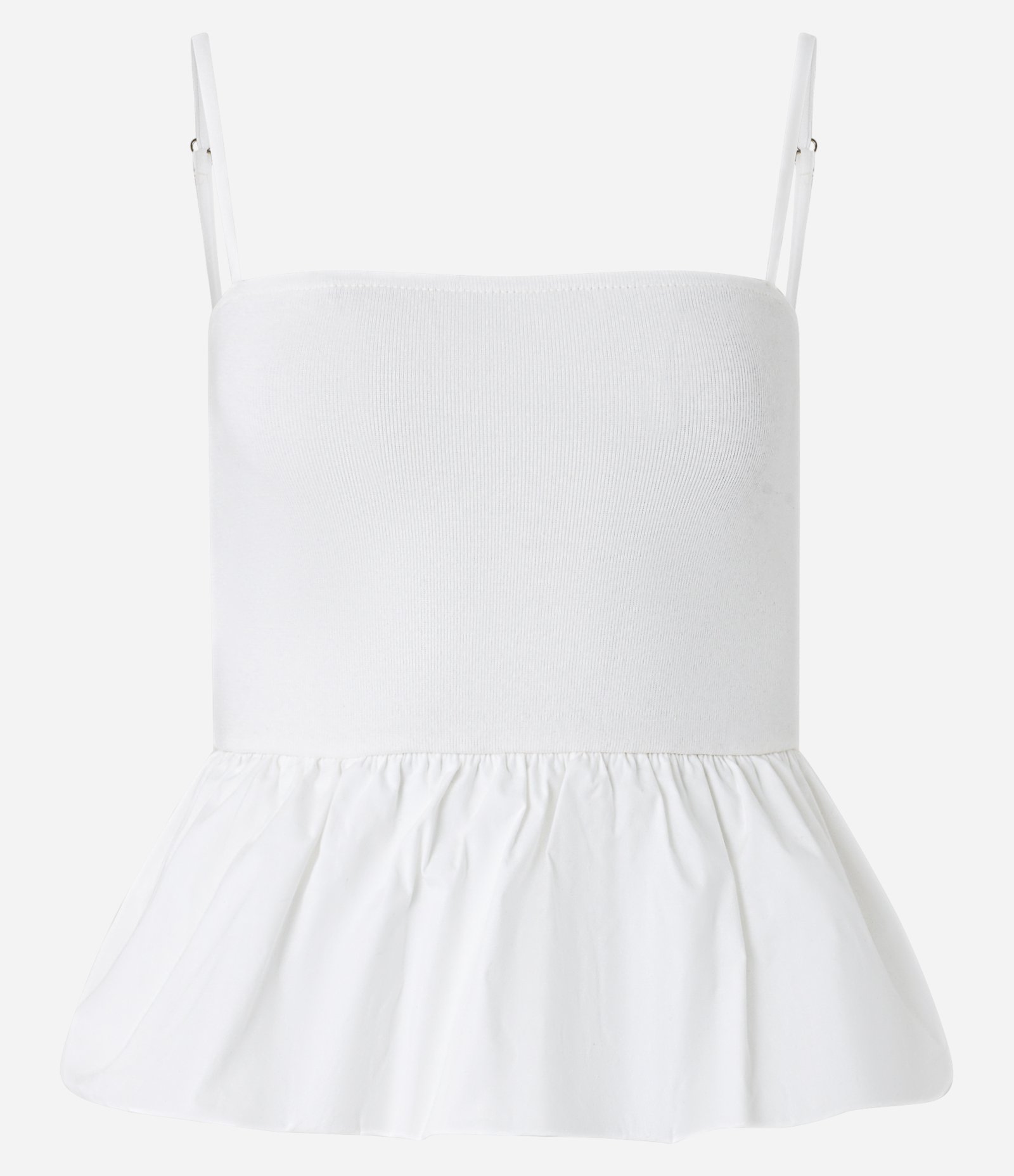 Blusa Alcinha Balonê em Ribana Branco 5