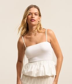 Blusa Alcinha Balonê em Ribana