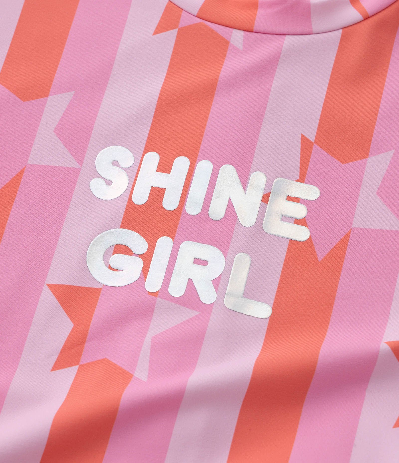 Maiô Infantil com Proteção UV e Recortes Laterais - Tam 5 a 16 Anos Laranja/Rosa 6