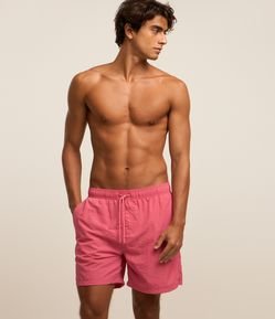 Bermuda Básica em Microfibra com Cós Elástico