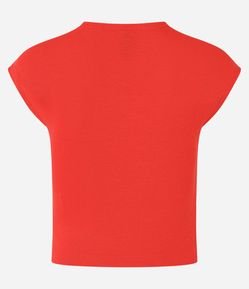 Blusa sem Manga em Ribana com Textura Caneladinha