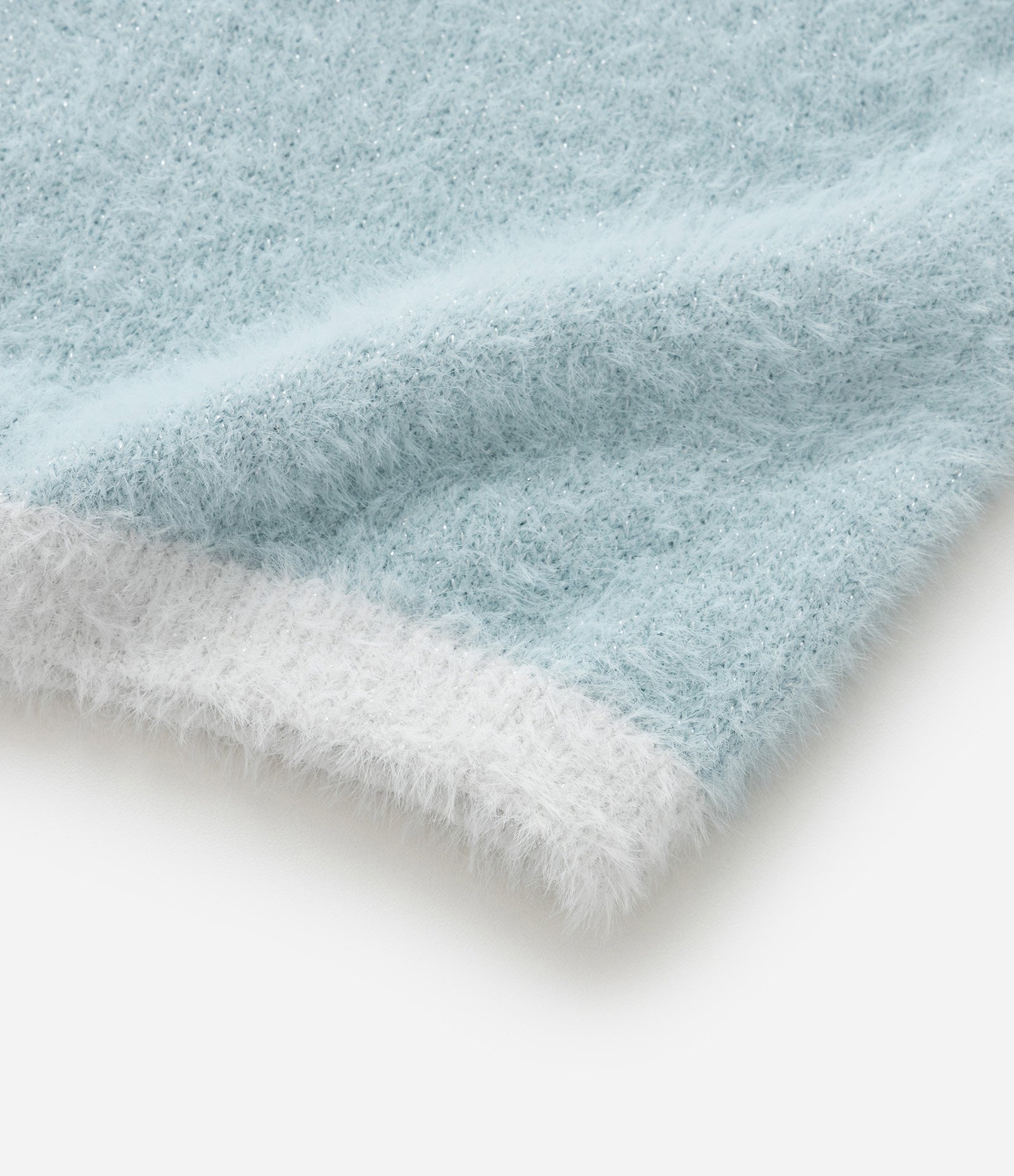 Blusa Infantil com Pelinhos e Estampa Coração - Tam 5 a 14 Anos Azul 4