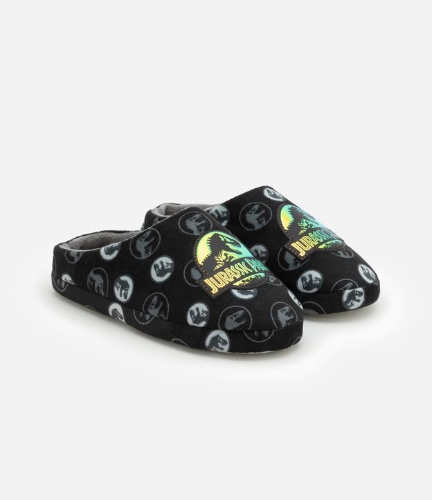 Pantufa Chinelo Infantil com Bordado Jurassic World -Tam 29 a 38
