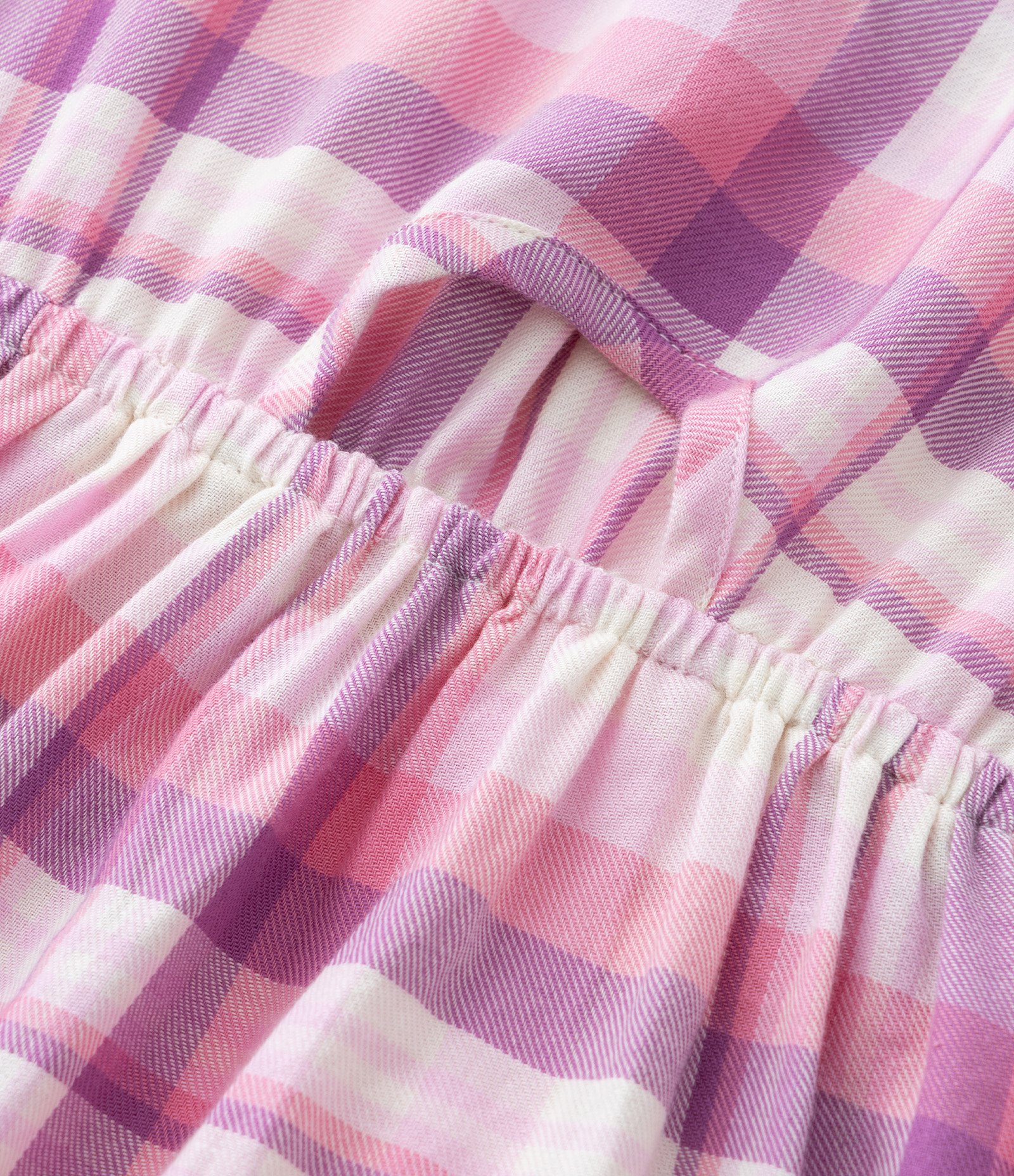 Vestido Infantil com Recorte Vazado e Estampa Xadrez - Tam 5 a 14 Anos Rosa 4