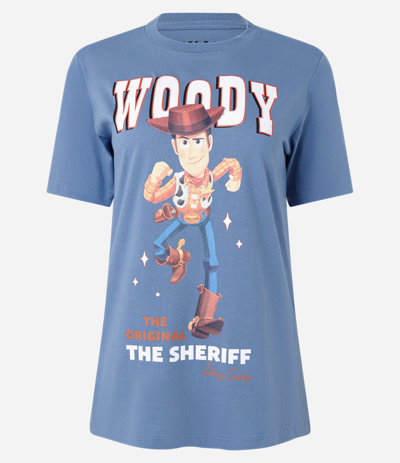 Camiseta T-shirt em Algodão com Estampa Woody Azul 4