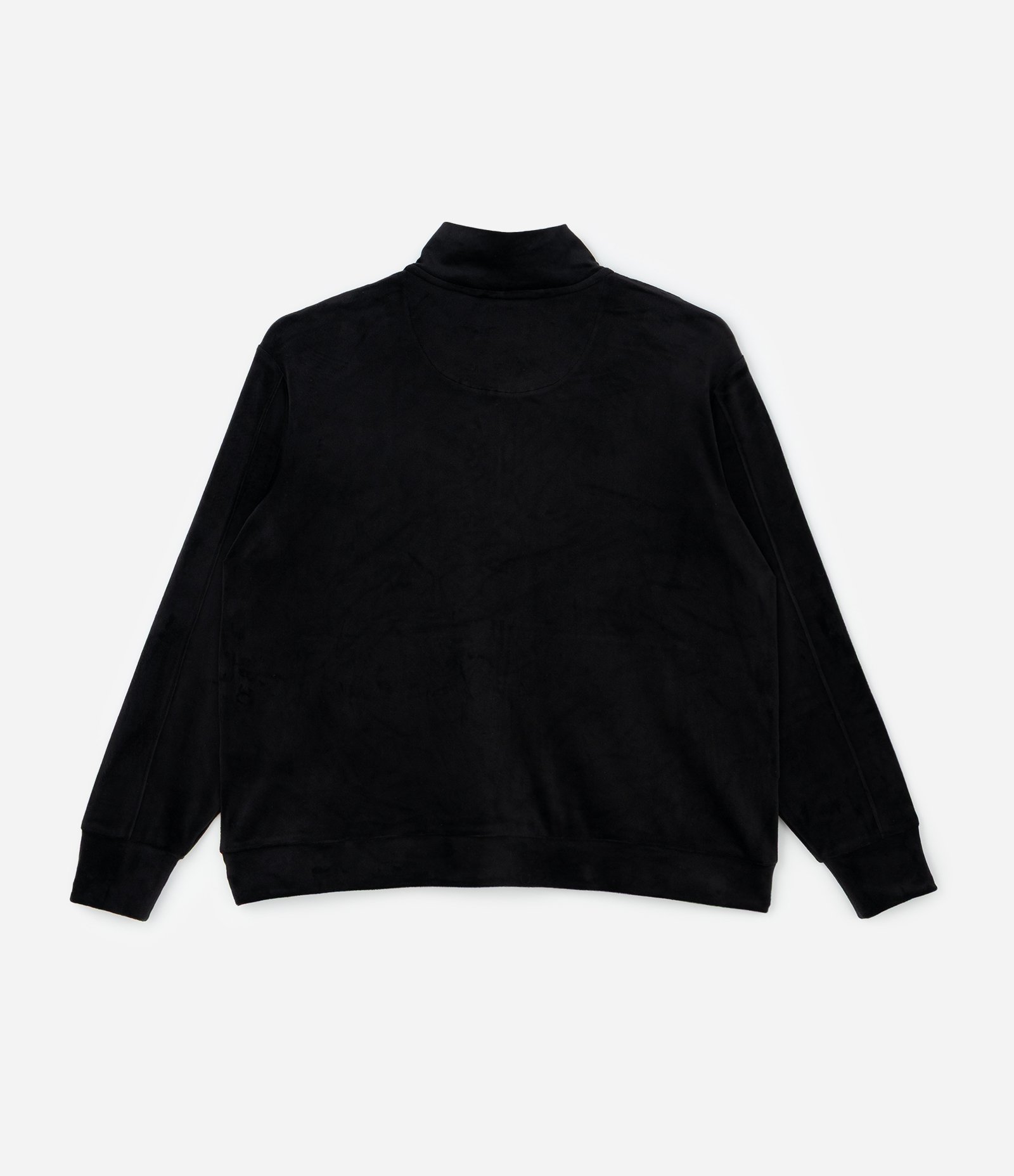 Jaqueta Esportiva em Plush Com Gola Alta Curve & Plus Size Preto 6