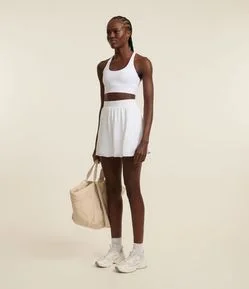 Saia Balonê Em Microfibra