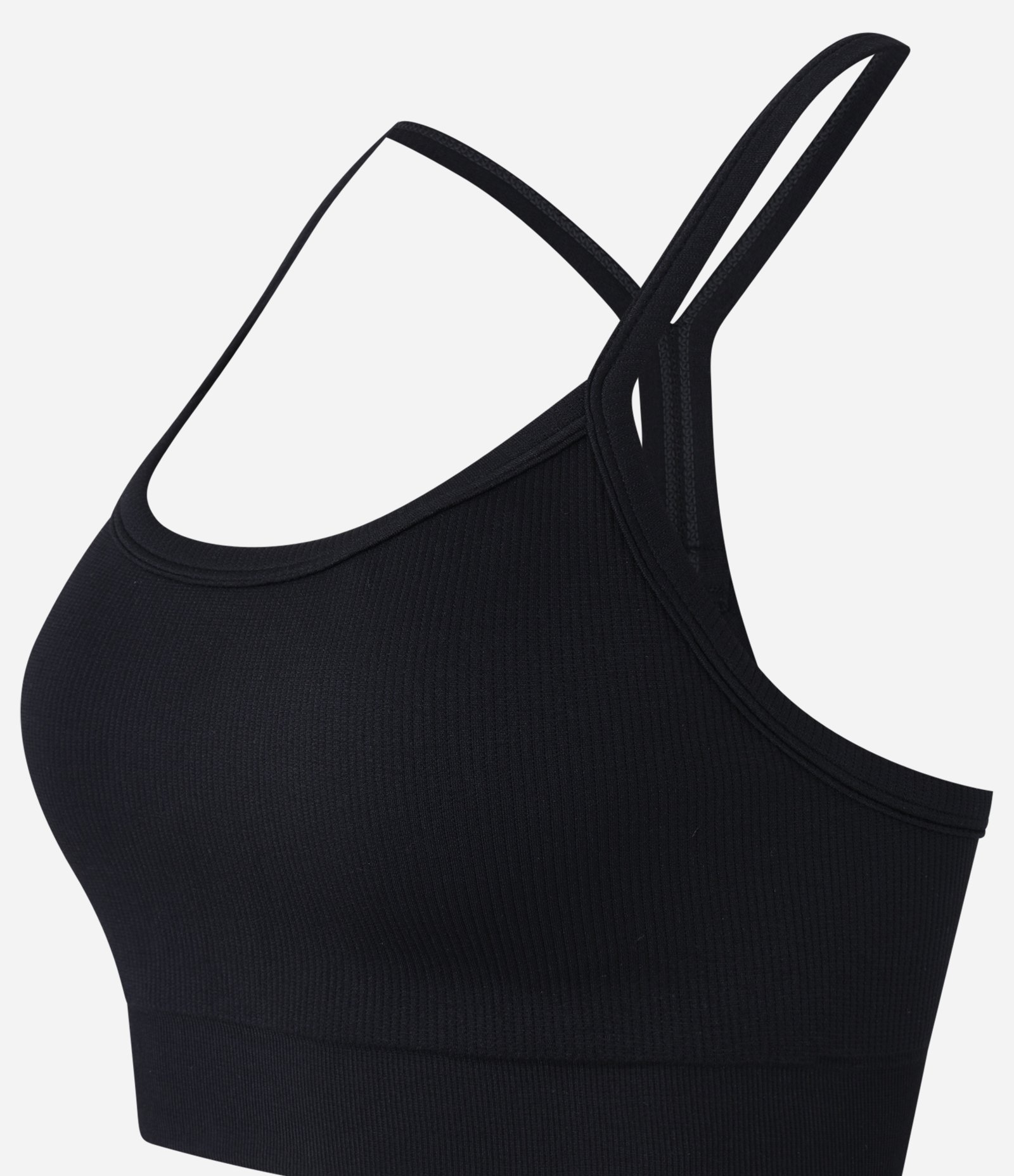 Top Esportivo com Bojo em Ribana Seamless Preto 6