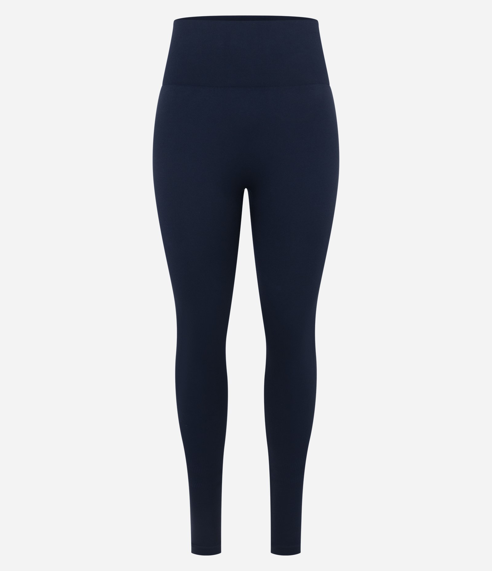 Calça Legging Esportiva Canelado em Ribana Seamless Azul Marinho 6