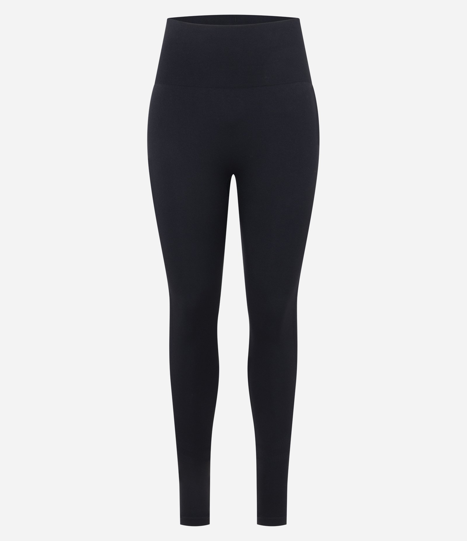 Calça Legging Esportiva Canelado em Ribana Seamless Preto 6