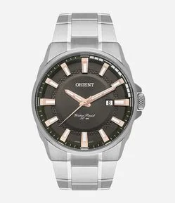 Relógio Orient Masculino com Pulseira e Caixa em Aço
