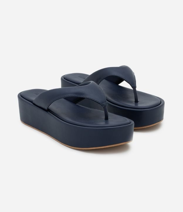 Chinelo Flatform com Tiras Largas