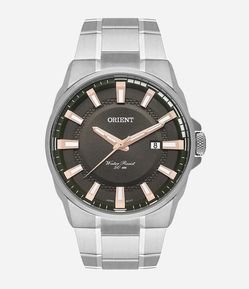 Relógio Orient Masculino com Pulseira e Caixa em Aço